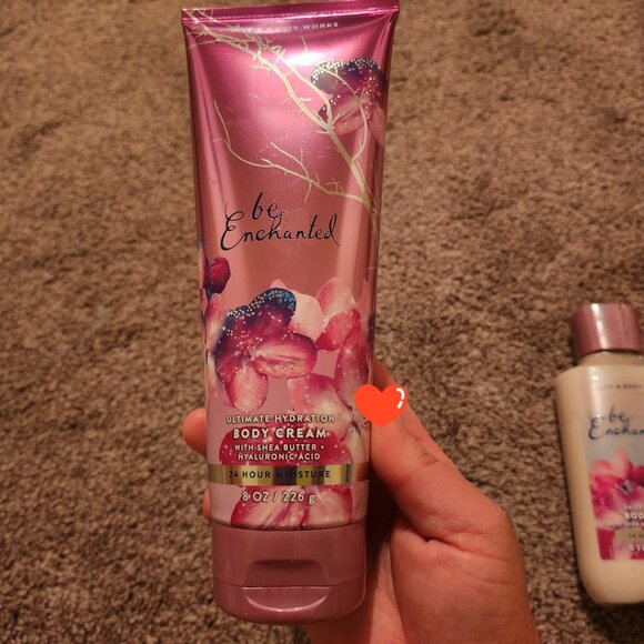 New Be Enchanted Bath & Body Works Body Cream, Lotion & Body Wash Set - Picture 3 of 6